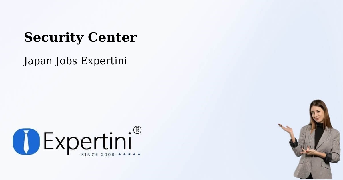 Security & Compliance – Ōbu Shi - Japan Jobs Expertini